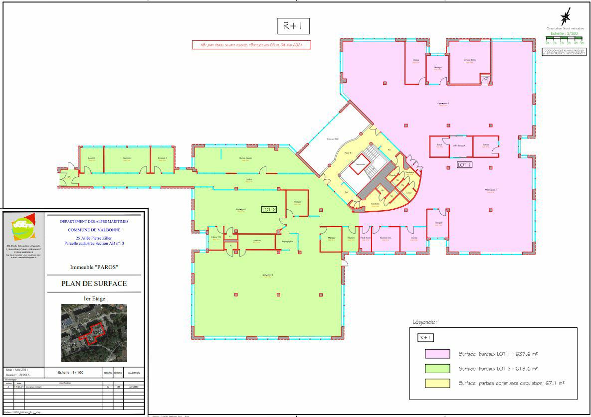 Bureau Sophia Antipolis 1350m² Location bureau Sophia Antipolis Alpes-Maritimes OLBUR2115412 5